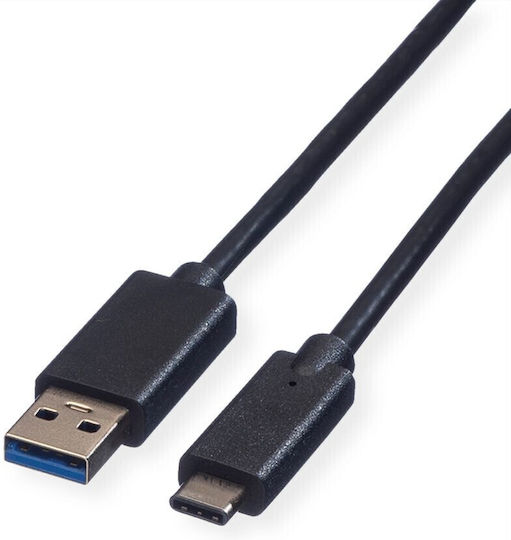 Roline USB 3.1 Cable USB-C male - USB-A Black 0.5m (11.02.9010)