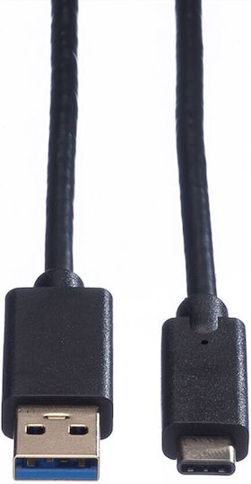 Roline USB 3.1 Cable USB-C male - USB-A Black 0.5m (11.02.9010)