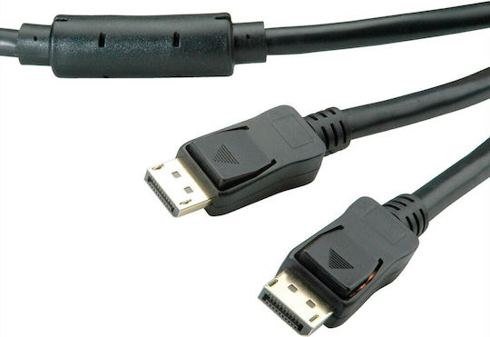 Value Cable DisplayPort male - DisplayPort male 20m Μαύρο (14.99.3496-2)