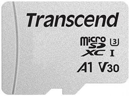 Transcend 300s microSDXC 64GB U1 V30 A1 UHS-I 100MB/s Speicherkarten mit Adapter