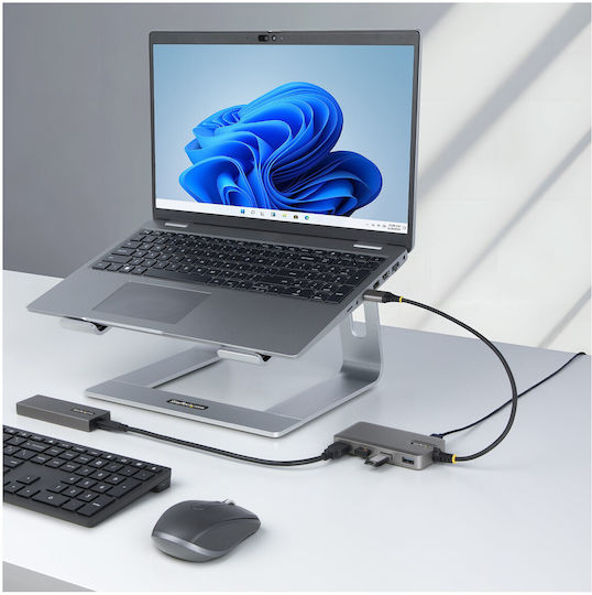 StarTech 4-Port USB-A / USB-C Gray Hub
