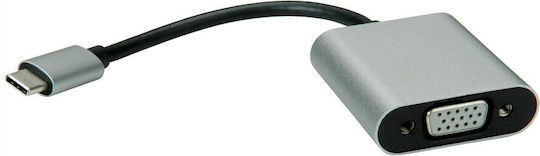 Value Προσαρμογέας Μετατροπέας USB-C male σε VGA female 1τμχ