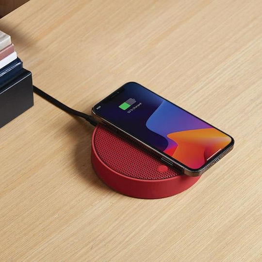 Lexon Oslo Energy Bluetooth Speaker 5W with Battery Life up to 3 hours Dark Red