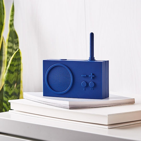 Lexon Tykho 3 Portable Radio Rechargeable with Bluetooth Blue