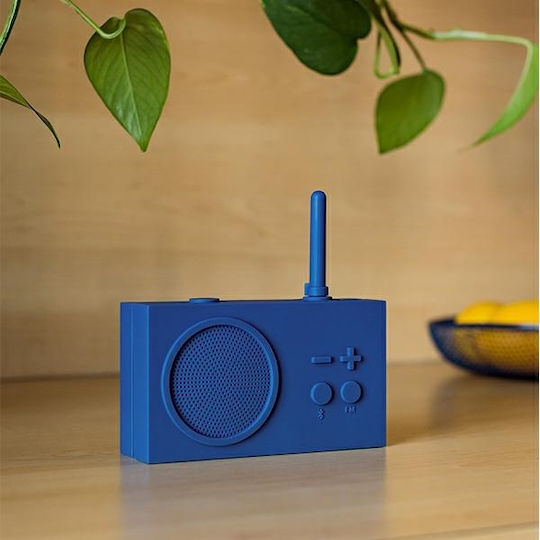 Lexon Tykho 3 Portable Radio Rechargeable with Bluetooth Blue