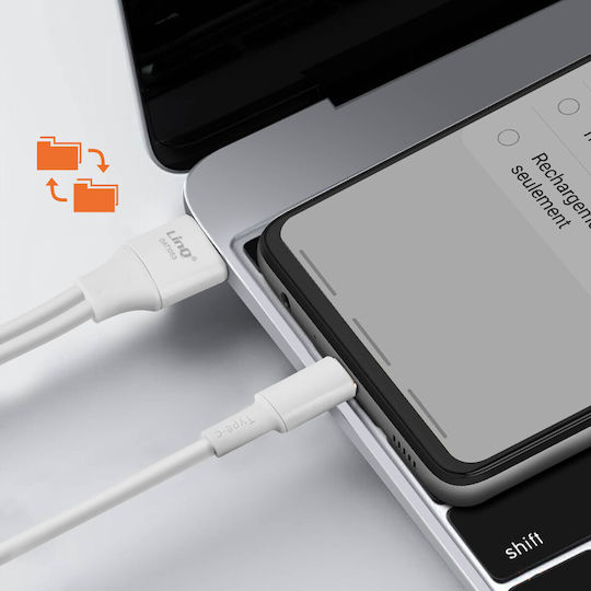 Linq Usb-a Usb-c To Usb-c Lightning Micro-usb Cable Length 1.2m White