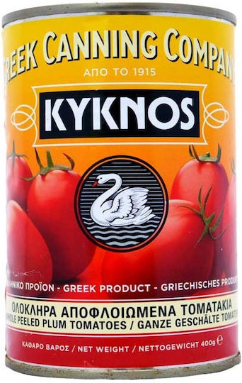 Κύκνος Αποφλοιωμένα Τοματάκια Αποφλοιωμένη Τομάτα 400gr