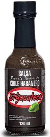 El Yucateco Salsa Picante Negra Chile Habanero Sauce 120ml