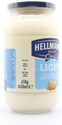 Hellmann's Light Mayonnaise 450ml 1cm