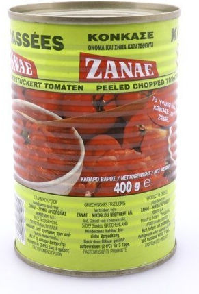 Zanae Нарязан домат Нарязани домати (Конкасе) 400гр