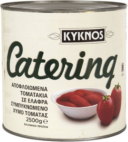 Κύκνος Τομάτες Αποφλοιωμένες Αποφλοιωμένη Τομάτα 2500gr