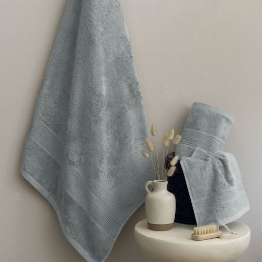 Palamaiki Πετσέτα Σώματος Vins 80x160εκ. Grey Βάρους 600gr/m²
