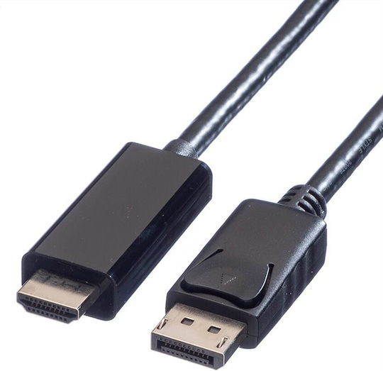 Value Cable HDMI male - HDMI male 7.5m Μαύρο