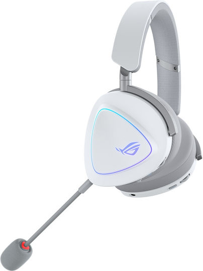Asus ROG Delta II Wireless Over Ear Gaming Headset with Connection Bluetooth / USB White
