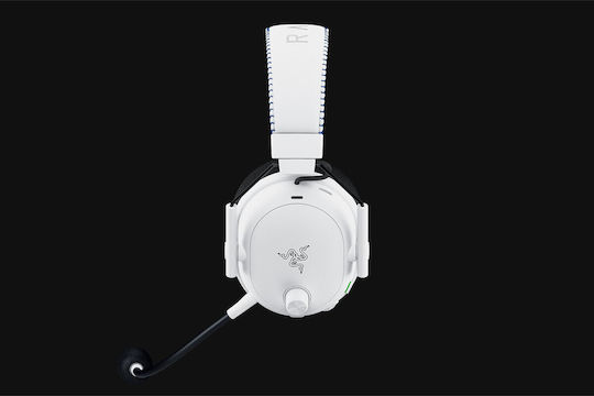 Razer BlackShark V3 Pro for PlayStation Wireless Over Ear Gaming Headset with Bluetooth / USB / 3.5mm Connectivity White for PS4 / PS5 / PC