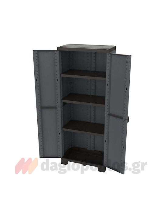 Δίφυλλη Ντουλάπα Πλαστική 68x39x170εκ.