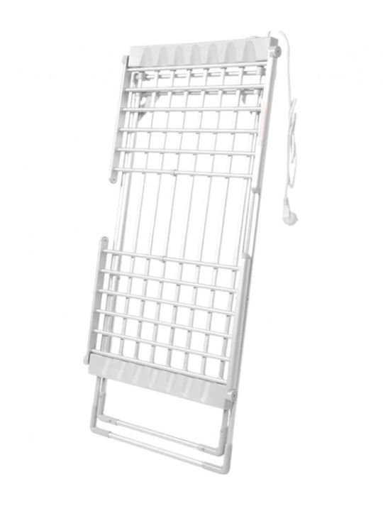 Zilan Stainless Steel Folding Electric Floor Clothes Drying Rack 230W with Hanging Length 12m