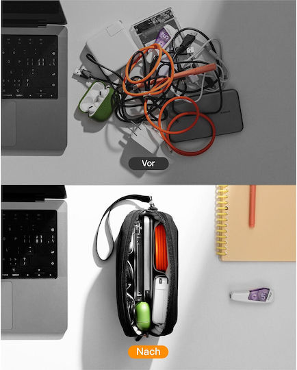 Inateck Cable Bag Black (AB03012_BLACK) 1pcs