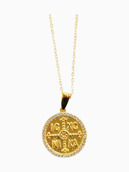 Silver925 Gold Plated Silver Constantine Necklace