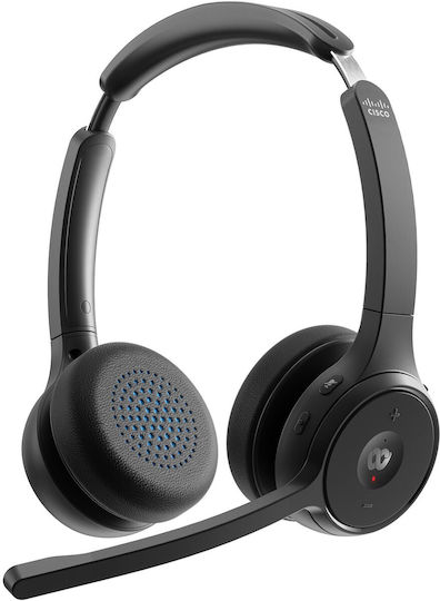Cisco 722 Kabellose Auf dem Ohr Multimedia-Kopfhörer mit Mikrofon und Bluetooth-Konnektivität