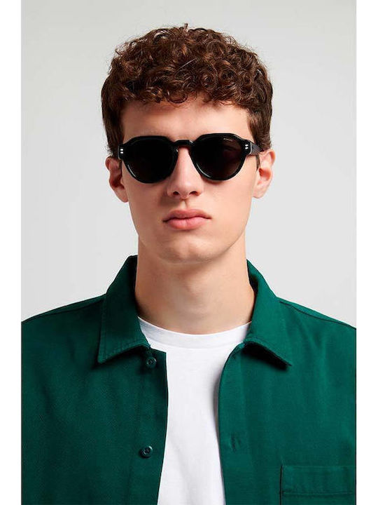 Polaroid Men's Sunglasses with Grey Horn-Rimmed Frame and Blue Gradient Polarized Lenses PLD6249/S/X 09V/Z7