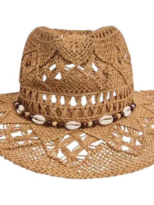 Funky Buddha Fabric Women's Hat Beige