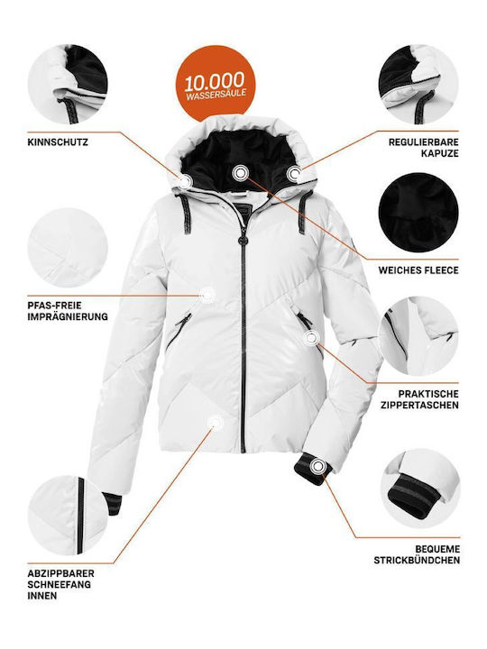 Killtec Ksw Women's Ski & Snowboard Jacket White 43618-101
