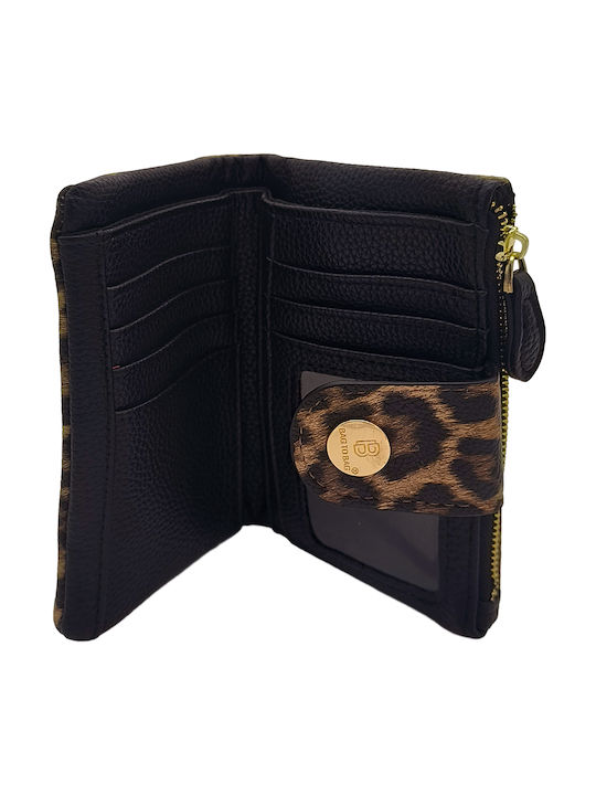 Large Fabric Women's Wallet Classic Brown