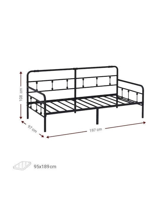Vortex Kids Bed - Sofa Semi Double for Mattress 108x197cm