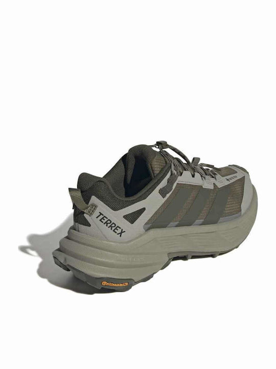 adidas Terrex Men's Hiking Shoes Waterproof with Gore-Tex Membrane Green