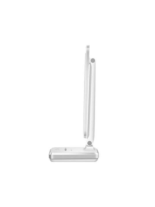 Lampă De Birou Pliabilă Reîncărcabilă Cu Touch LED Suport Integrat Alb