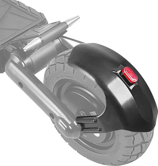 Avizar Rear Mudguard Kugoo G2 Pro Scooter Integrated Light Black