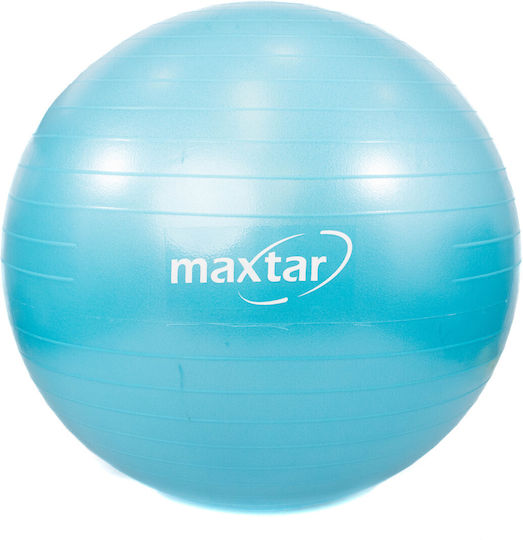 Maxtar Μπάλα Pilates 65cm 0.92kg σε Μπλε Χρώμα
