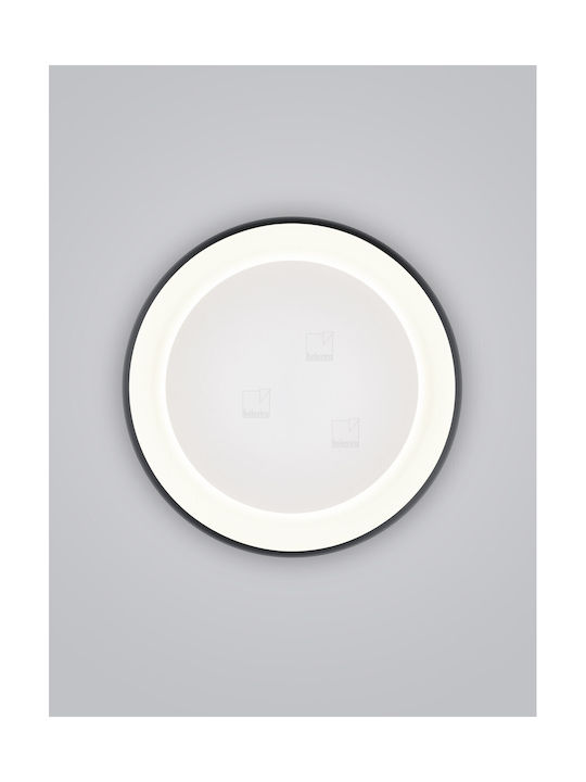 Helestra Ceiling Mount Light 54cm Black with Integrated LED