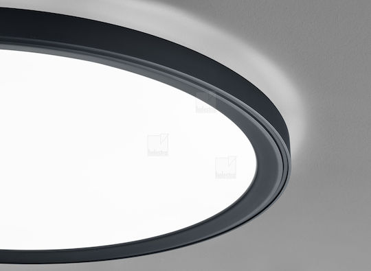 Helestra Таванно осветление 55бр Черен с Вграден LED