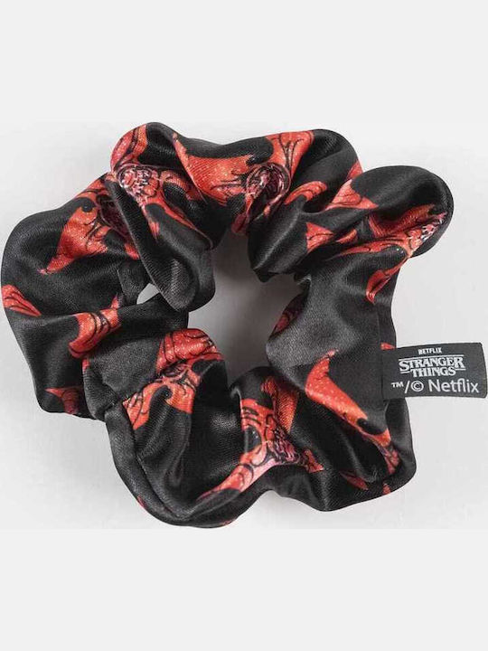 Cerda Stranger Things Set Kids Hair Clips with Hair Clasps Hair Clips Rubber Bands in Red Colour 6 Pieces