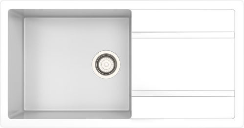 Unixton 268-KRONOS110B Ένθετος από Συνθετικό Γρανίτη Μ100xΠ50cm Μαύρος