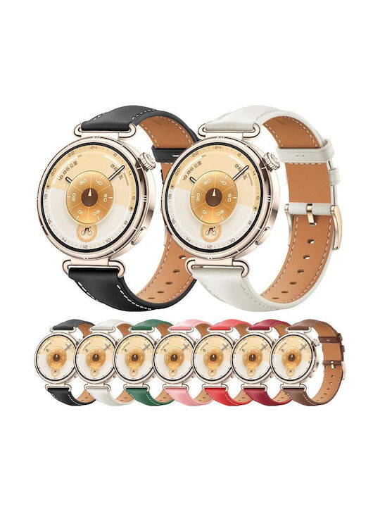 Soft Leather Watch Strap Gold Buckle Huawei Watch Gt 6 41mm Gt 5 41mm Gt 4 41mm Brown Soft Leather Watch Strap Gold Buckle Huawei Watch Gt 6 41mm Gt 5 41mm Gt 4 41mm Brown