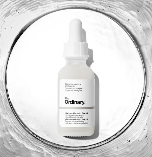 The Ordinary Niacinamide 10% + Zinc 1% Ενυδατικό Serum Προσώπου με Νιασιναμίδη για Λάμψη 60ml