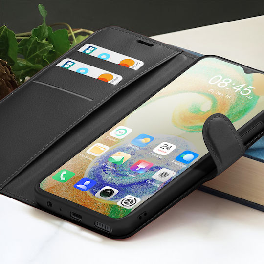 Калъф Портмоне Galaxy A04s A13 5g Стойка Магнитен Клапан Черен