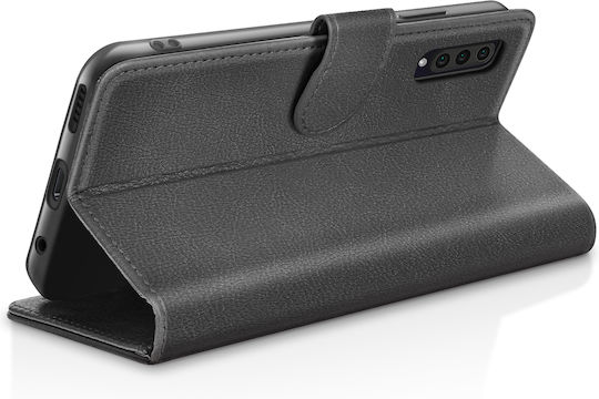 Zanaé Brieftasche Hülle Galaxy A30s A50 A50s Stand Magnetischer Tab Schwarz