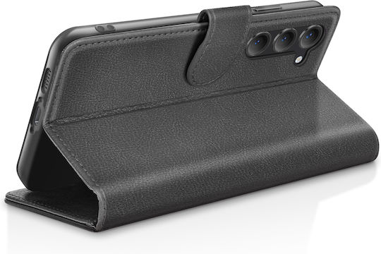 Zanaé Wallet Case Galaxy S23+ Stand Magnetic Tab Black