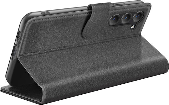 Zanaé Wallet Case Galaxy S23+ Stand Magnetic Tab Black