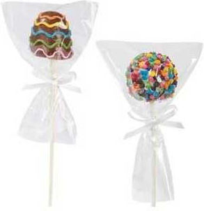 Cake Pop Lebensmittelverpackungstaschen 250 Stück 30x20cm