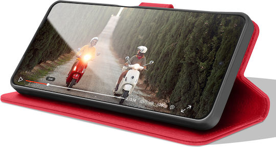 Zanaé Wallet Case Samsung A25 5g Stand Magnetic Tab Red