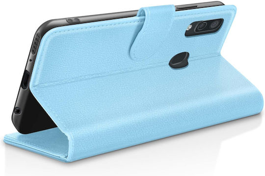 Zanaé Wallet Case Samsung A40 Stand Magnetic Tab Light Blue