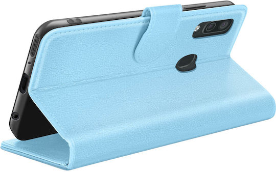 Zanaé Wallet Case Samsung A40 Stand Magnetic Tab Light Blue