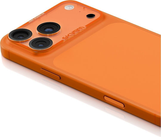 Skinarma Camera Protection Tempered Glass Orange for the iPhone 17 Pro Max