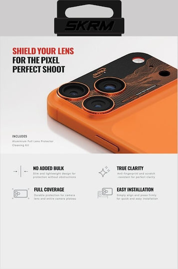 Skinarma Kameraschutz Gehärtetes Glas Orange für das iPhone 17 Pro