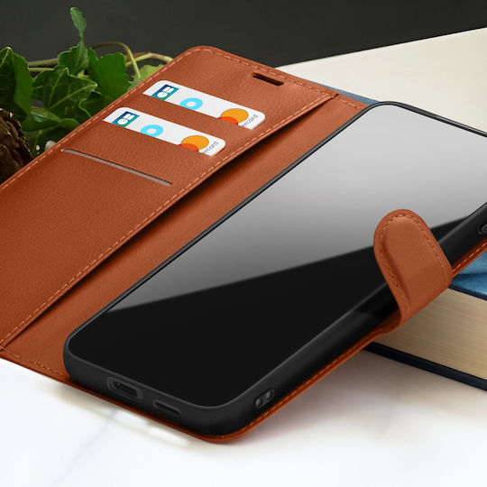 Zanaé Brieftaschenhülle Huawei Y6s Y6 2019 8a Stand Tab Braun